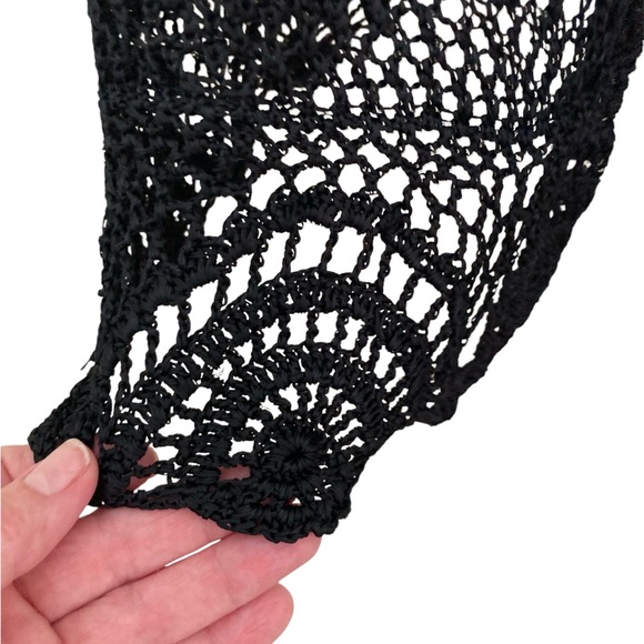 Coldwater Creek Black Duster, Size PXL - Picture 4 of 6